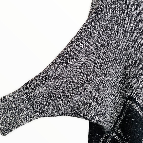 Madewell All Angles Gray & Black Open Front Cardigan Sweater Size XS/S - Picture 5 of 8